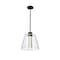 Nuvo Aura, 12 Inch LED Pendant, Matte Black, K9 Bubble Crystal, 3000K CCT 62/2172 - alternate 3